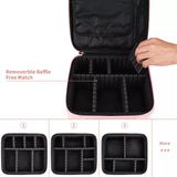 LED Makeup Bag with Mirror – Portable Cosmetic Organizer