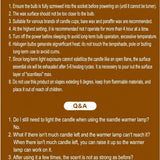 Retro Amber Glass Candle Lamp Warmer | Flameless Aromatherapy Home Decor Gift for Her