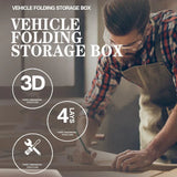 Foldable Leather Car Trunk Storage Box – Large (75×32×29cm)