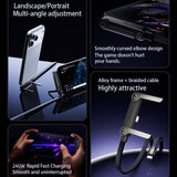 Ergonomic Gaming Charge Cable with Foldable Stand | 180° Swivel Elbow Design