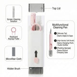 The Essential Desk Companion: 7-in-1 All-Purpose Tech Cleaner