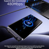 Ergonomic Gaming Charge Cable with Foldable Stand | 180° Swivel Elbow Design