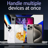 Ergonomic Gaming Charge Cable with Foldable Stand | 180° Swivel Elbow Design