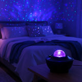 Starry Sky Projector Lamp with Bluetooth Speaker – Galaxy Light & Multiple Color Modes