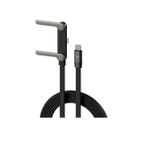 Ergonomic Gaming Charge Cable with Foldable Stand | 180° Swivel Elbow Design